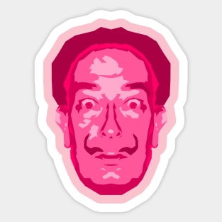Salvador Dali Face Sticker